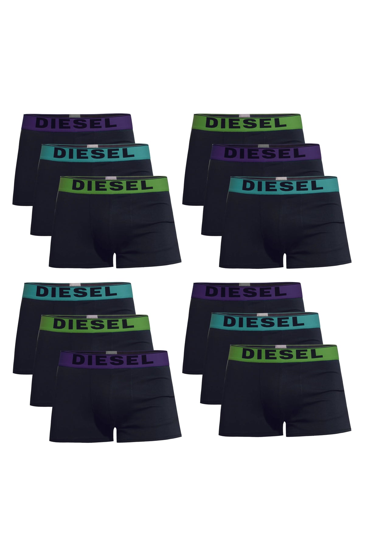 DIESEL 3er Pack Boxershorts Stretch Baumwolle mit Logo CKY3 WAAF 01