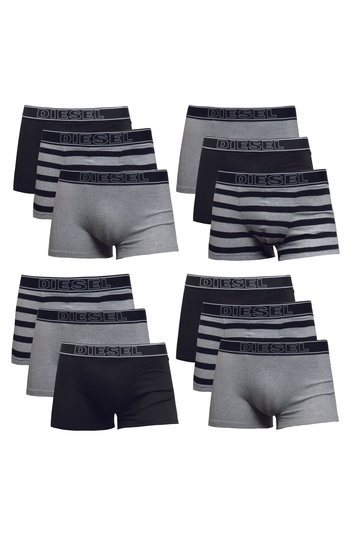 DIESEL 3er Pack Boxershorts Stretch Baumwolle mit Logo SAB2 HAKK 03