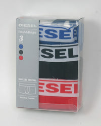DIESEL 3er Pack Boxershorts Stretch Baumwolle mit Logo SB5l GAFN 03