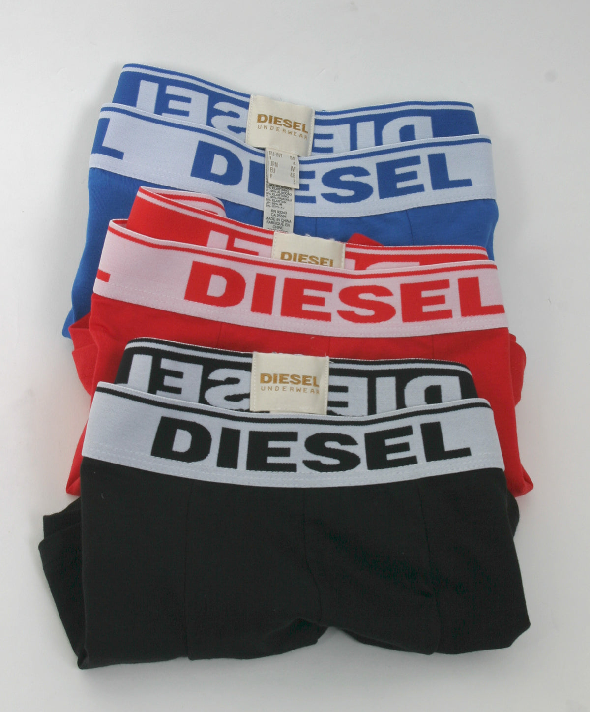 DIESEL 3er Pack Boxershorts Stretch Baumwolle mit Logo SB5l GAFN 03