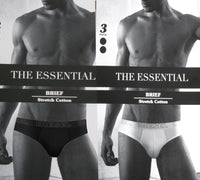 DIESEL 3er Pack Brief Slips Stretch Baumwolle mit Logo SFFP JADN 01