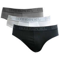DIESEL 3er Pack Brief Slips Stretch Baumwolle mit Logo SFFP JADN 01