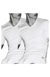 2er Pack Calvin Klein ONE T-Shirts Baumwolle Unterwäsche Unterhemd RUND-Neck