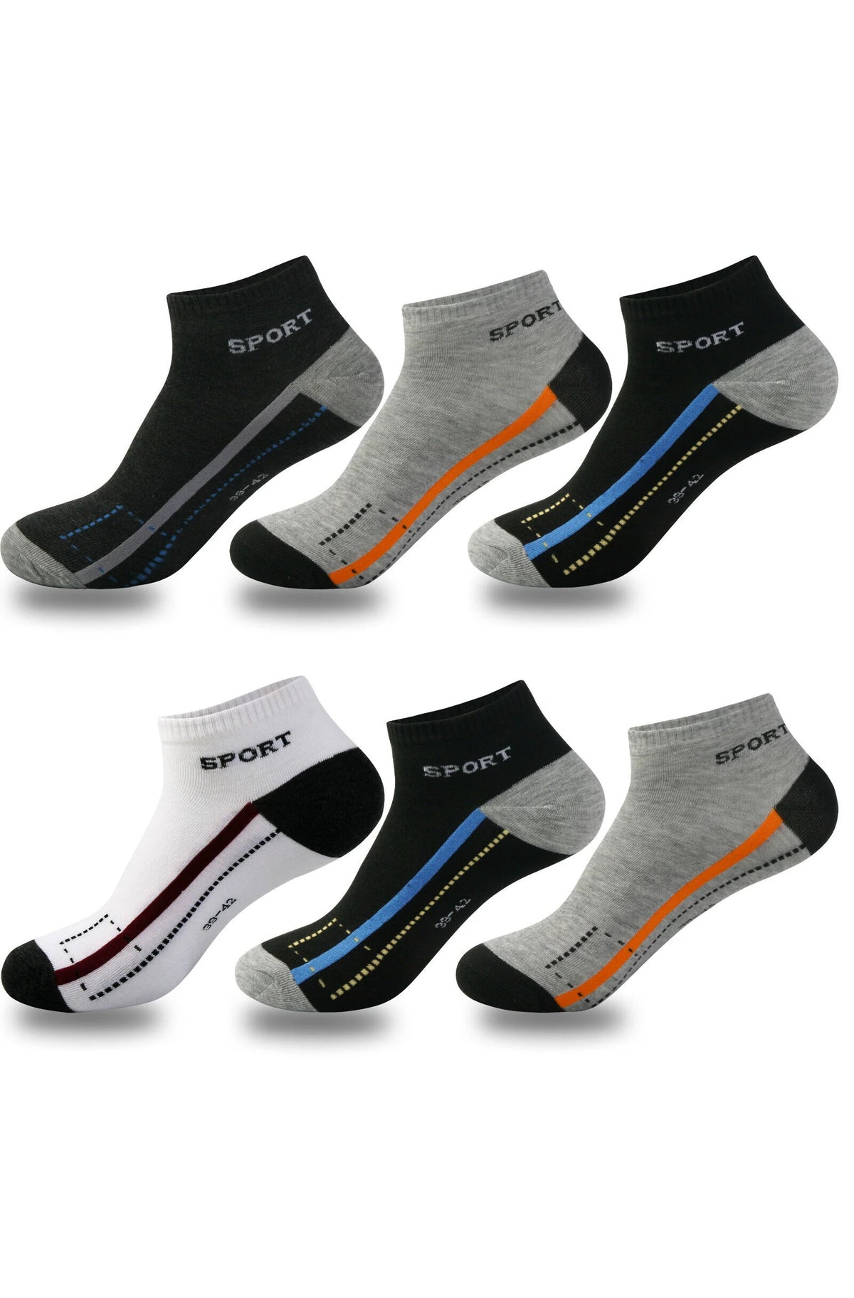 Sneaker Sport Socken Freizeit Socken Baumwolle Socken Kurzsocken #072