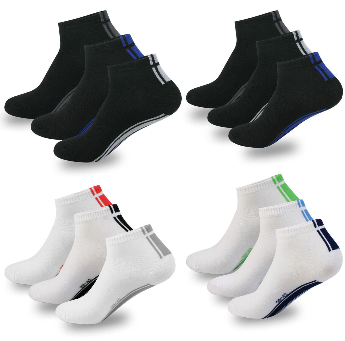 Sneacker Socken Freizeit Socken Herren Damen Baumwolle Socken YS401