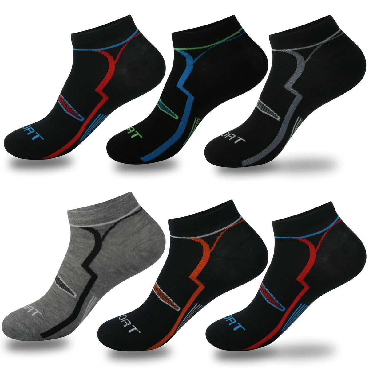 Sneaker Sport Socken Freizeit Socken Baumwolle Socken Kurzsocken #022