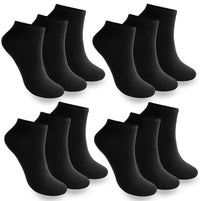 Sneacker Socken Freizeit Socken Baumwolle Weiss Schwarz Gemischt