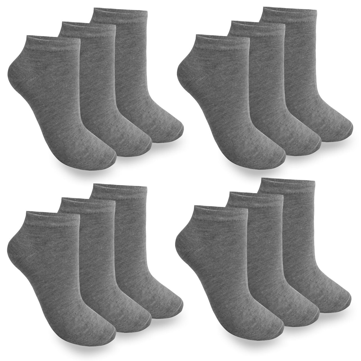 Sneacker Socken Freizeit Socken Baumwolle Weiss Schwarz Gemischt