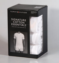 TOMMY HILFIGER Rundhals T-Shirts Kurzarm 100 % Baumwolle UM0UM03379-05E 3er Pack