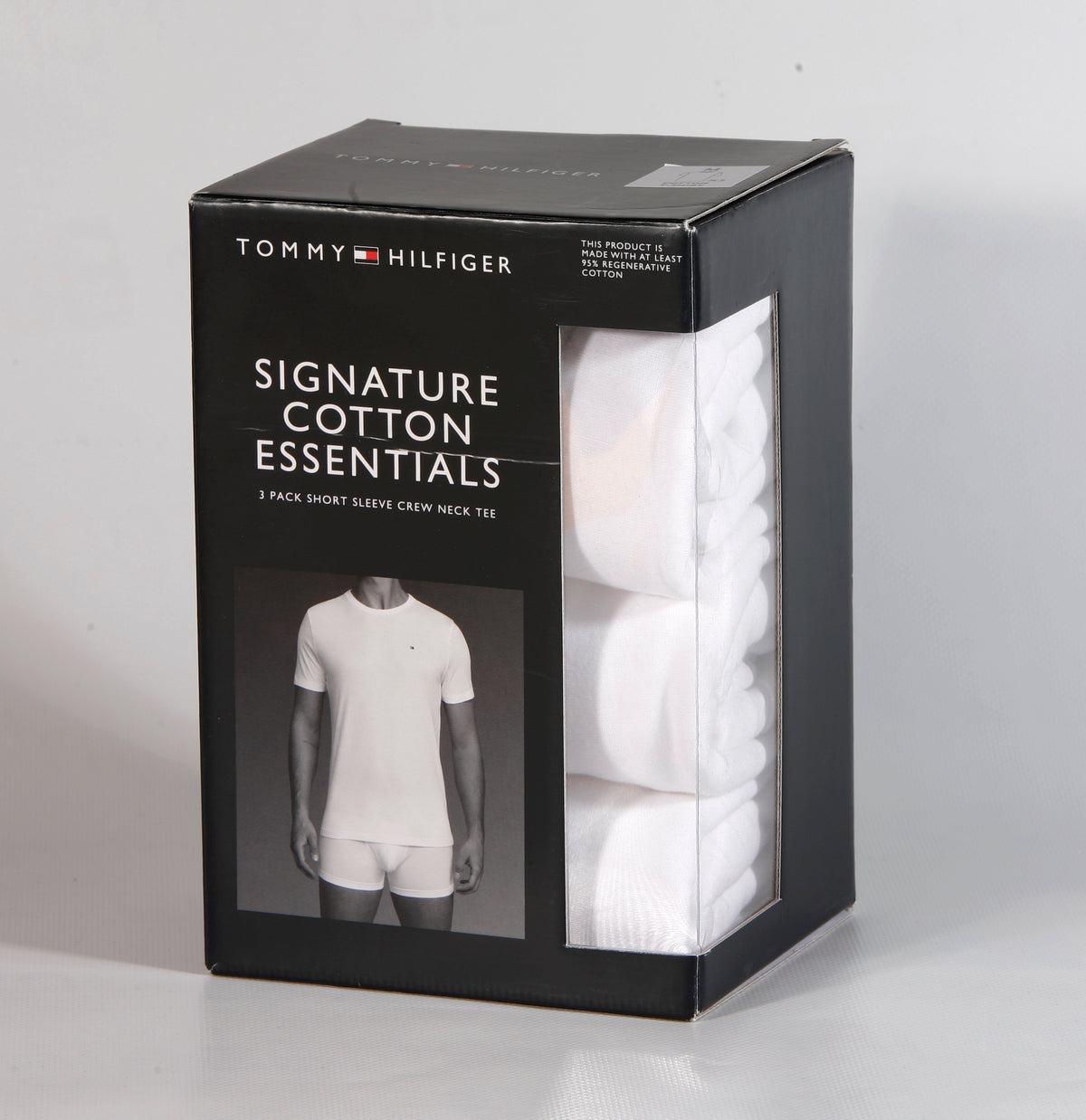 TOMMY HILFIGER Rundhals T-Shirts Kurzarm 100 % Baumwolle UM0UM03379-05E 3er Pack