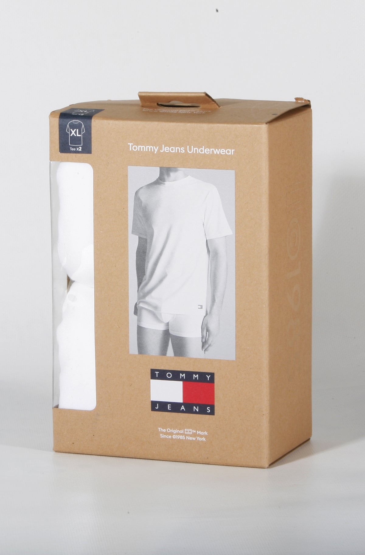 TOMMY HILFIGER 2er Pack Unterhemd Baumwolle Elasthan UM0UM03157_BI05F Schwarz