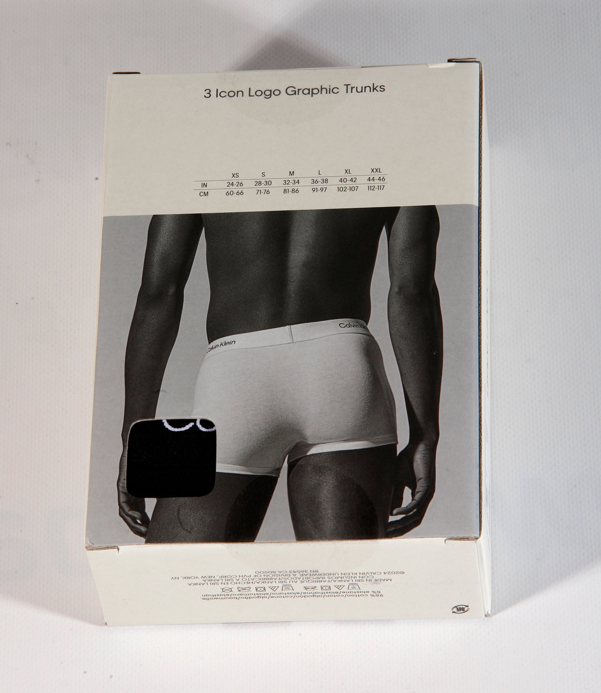 3er Pack CALVIN KLEIN Boxershort Cotton Stretch Baumwolle LV00NB4476-UB1 Schwarz