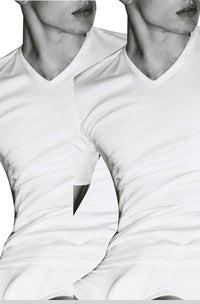 2er Pack Calvin Klein ONE T-Shirts Baumwolle Unterwäsche Unterhemd RUND-Neck