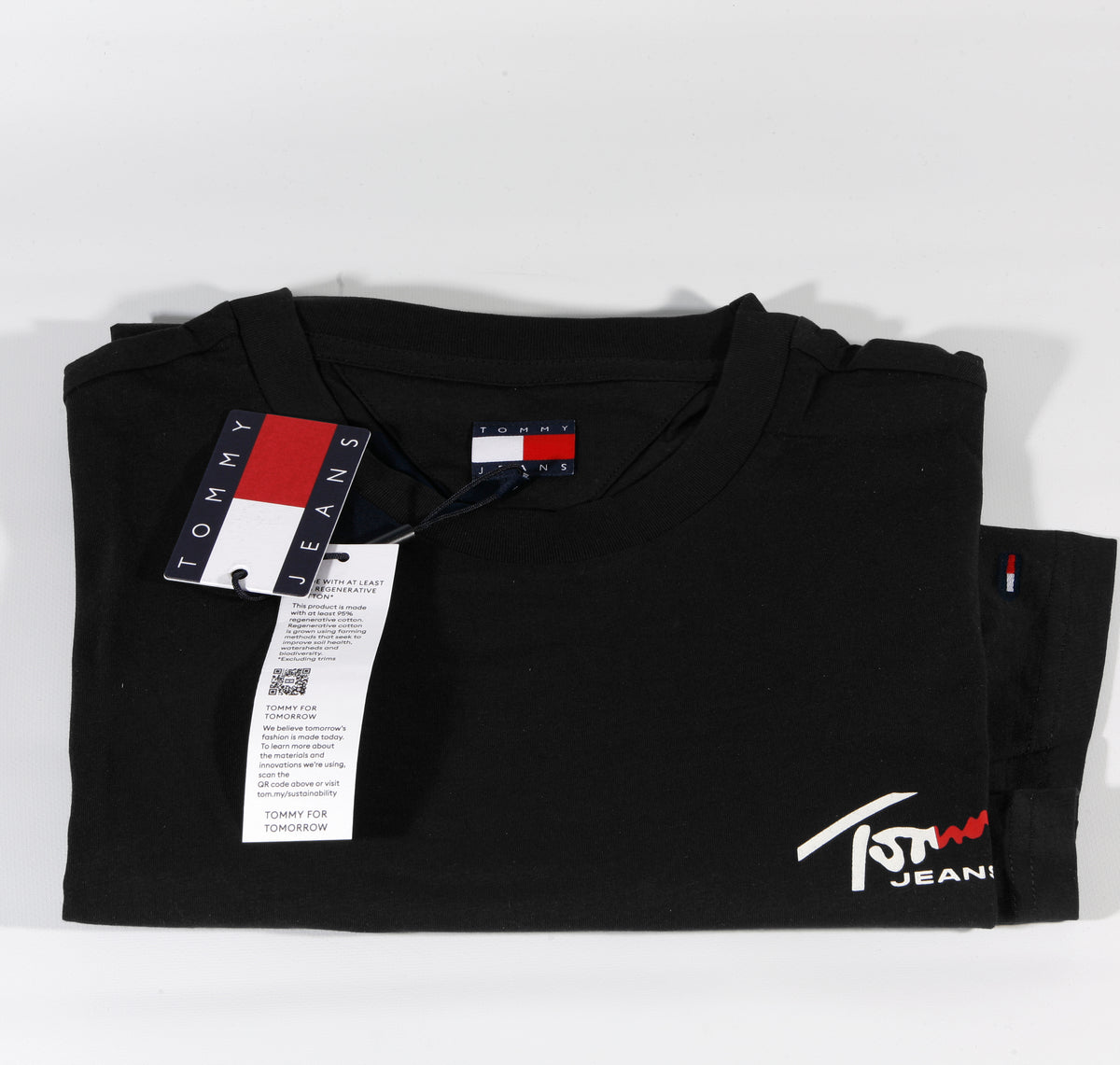 TOMMY HILFIGER T-Shirts Kurzarm Baumwolle TOMMY JEANS DM0DM22538 C1G BDS Schwarz