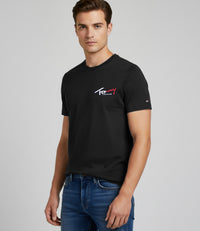 TOMMY HILFIGER T-Shirts Kurzarm Baumwolle TOMMY JEANS DM0DM22538 C1G BDS Schwarz