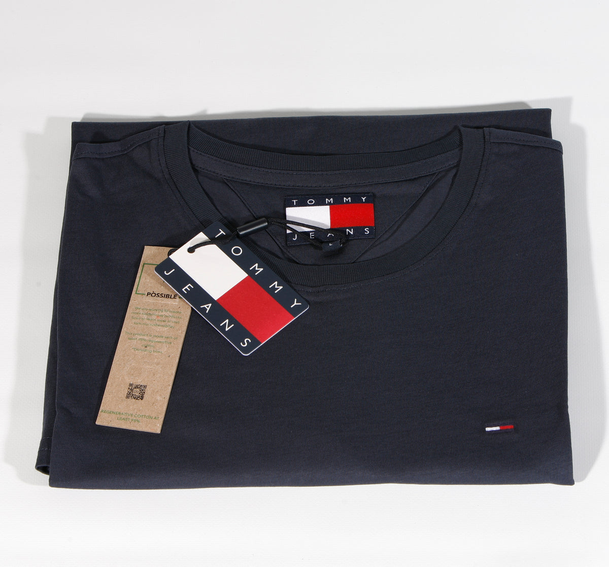 TOMMY HILFIGER T-Shirts Kurzarm Baumwolle TOMMY JEANS DM0DM04411_002 BLACK IRIS
