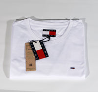 TOMMY HILFIGER T-Shirts Kurzarm Baumwolle TOMMY JEANS DM0DM04411-C44F782 Weiß