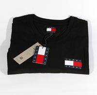 TOMMY HILFIGER T-Shirts Kurzarm Baumwolle TOMMY JEANS DM0DM20740 BDS Schwarz