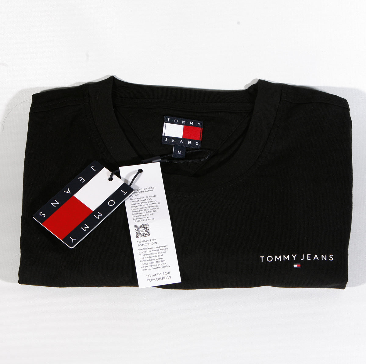 TOMMY HILFIGER T-Shirts Baumwolle TOMMY JEANS DM0DM21780 BDS Schwarz