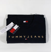 TOMMY HILFIGER T-Shirts Kurzarm Baumwolle TOMMY JEANS DM0DM20744 SEV Black