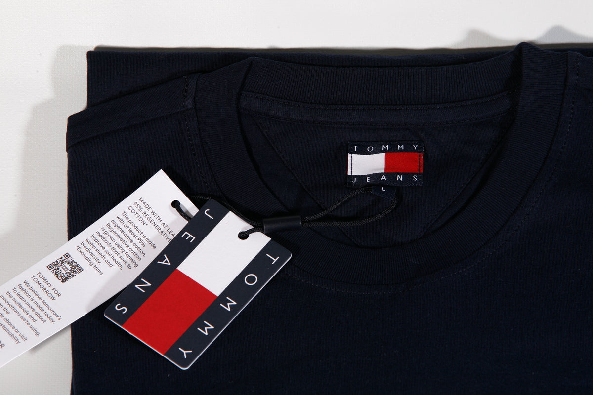 TOMMY HILFIGER T-Shirts Kurzarm Baumwolle TOMMY JEANS DM0DM20744-BLC1G Navy