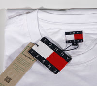 TOMMY HILFIGER T-Shirts Kurzarm Baumwolle TOMMY JEANS DM0DM20744 YBR Weiß