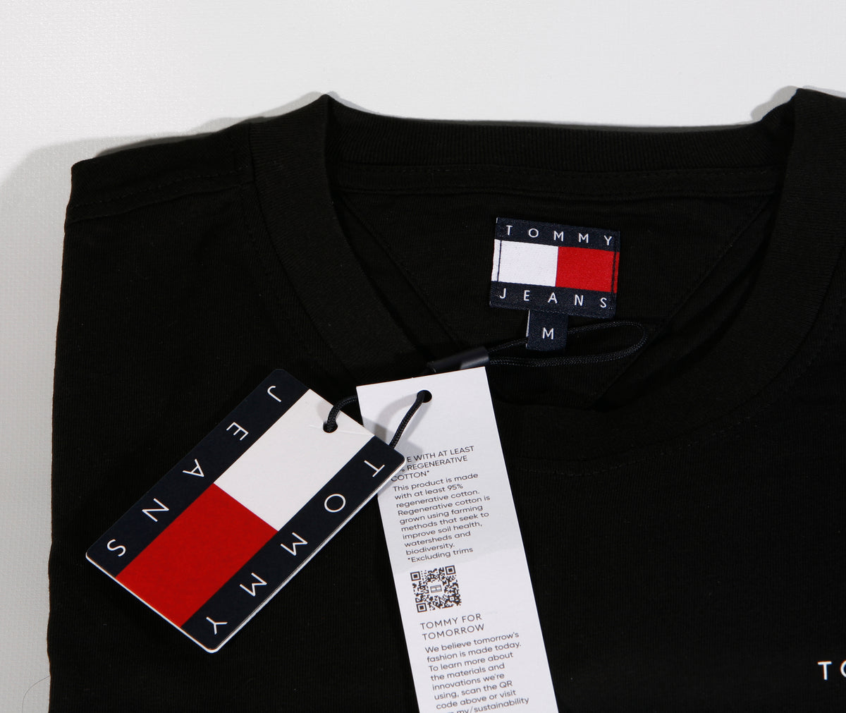 TOMMY HILFIGER T-Shirts Baumwolle TOMMY JEANS DM0DM21780 BDS Schwarz