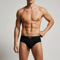 3 Pack CALVIN KLEIN Slips Cotton Stretch Briefs Baumwolle LV00NB4471 UB1 Schwarz