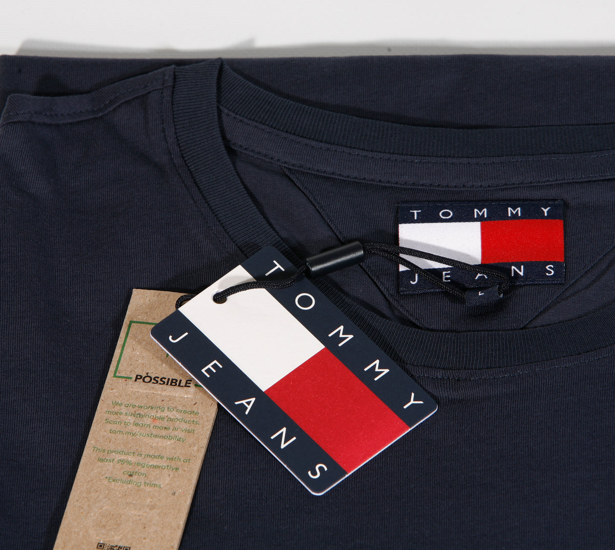 TOMMY HILFIGER T-Shirts Kurzarm Baumwolle TOMMY JEANS DM0DM04411_002 BLACK IRIS