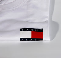 TOMMY HILFIGER T-Shirts Kurzarm Baumwolle TOMMY JEANS DM0DM20740 YBR Weiß