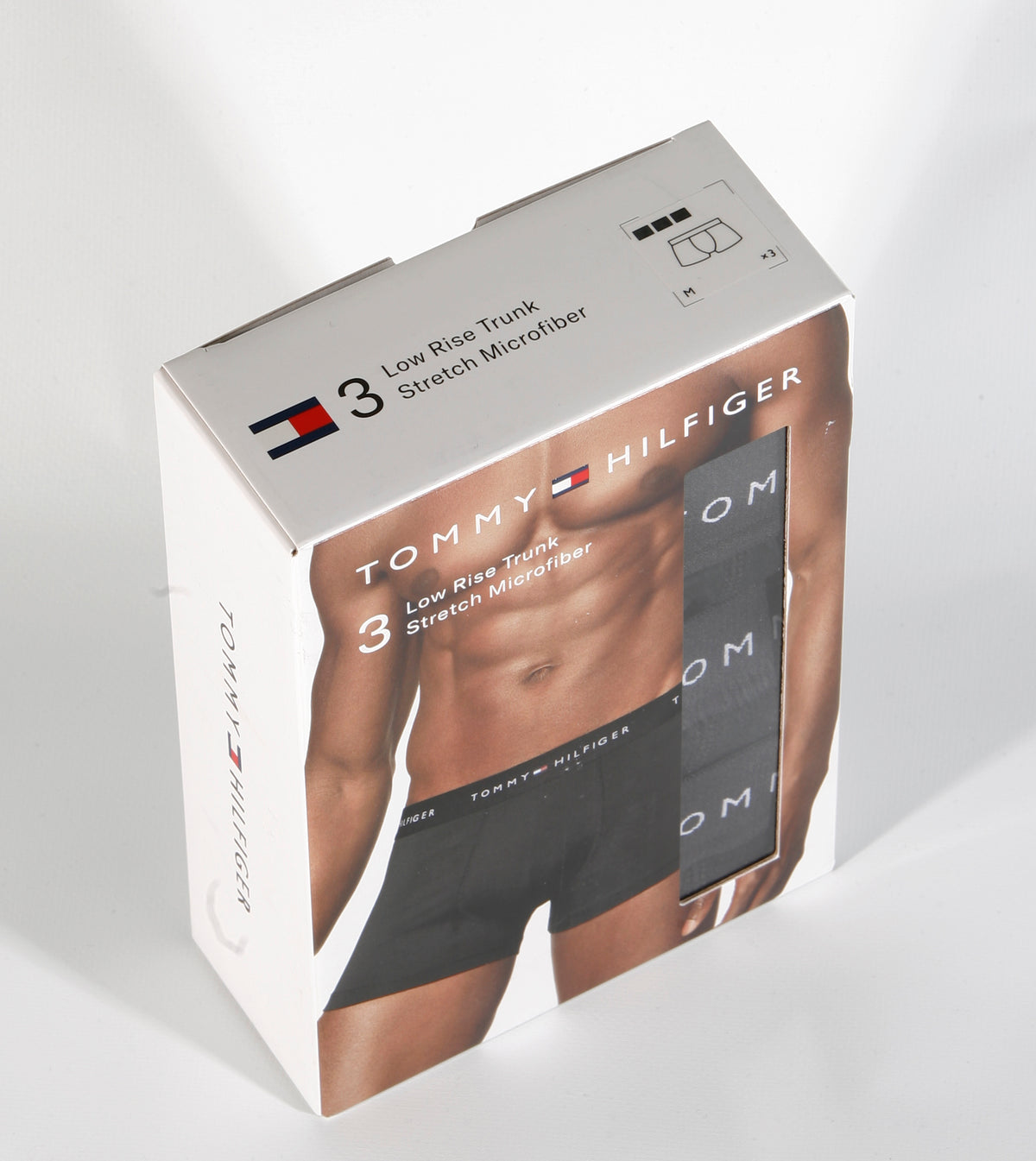 3er Pack TOMMY HILFIGER Boxershorts Low Rise Trunk Microfiber UM0UM03762 0R8