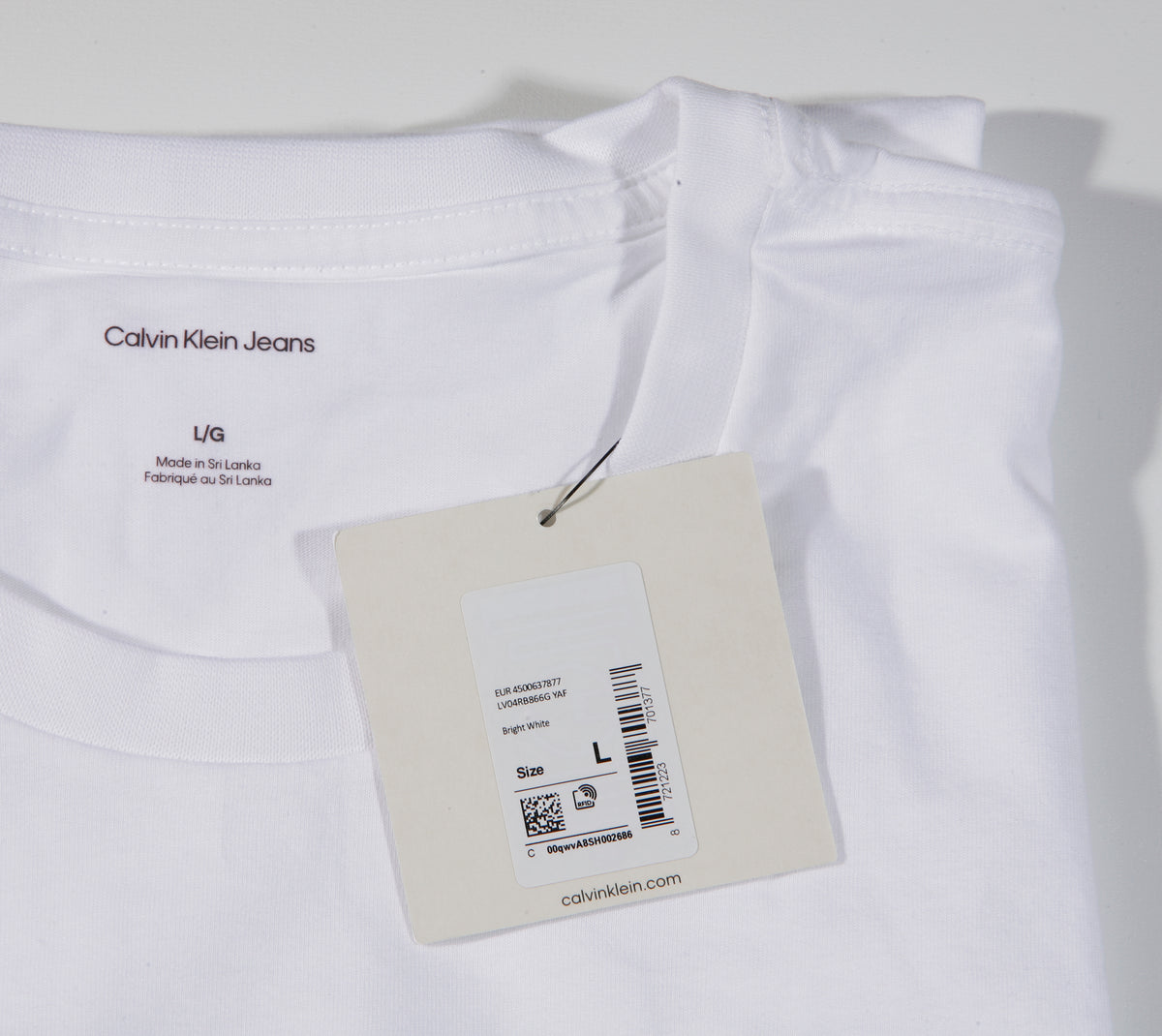Calvin Klein T-Shirts Kurzarm Baumwolle CALVIN KLEIN JEANS LV04RB866G YAF Weiß