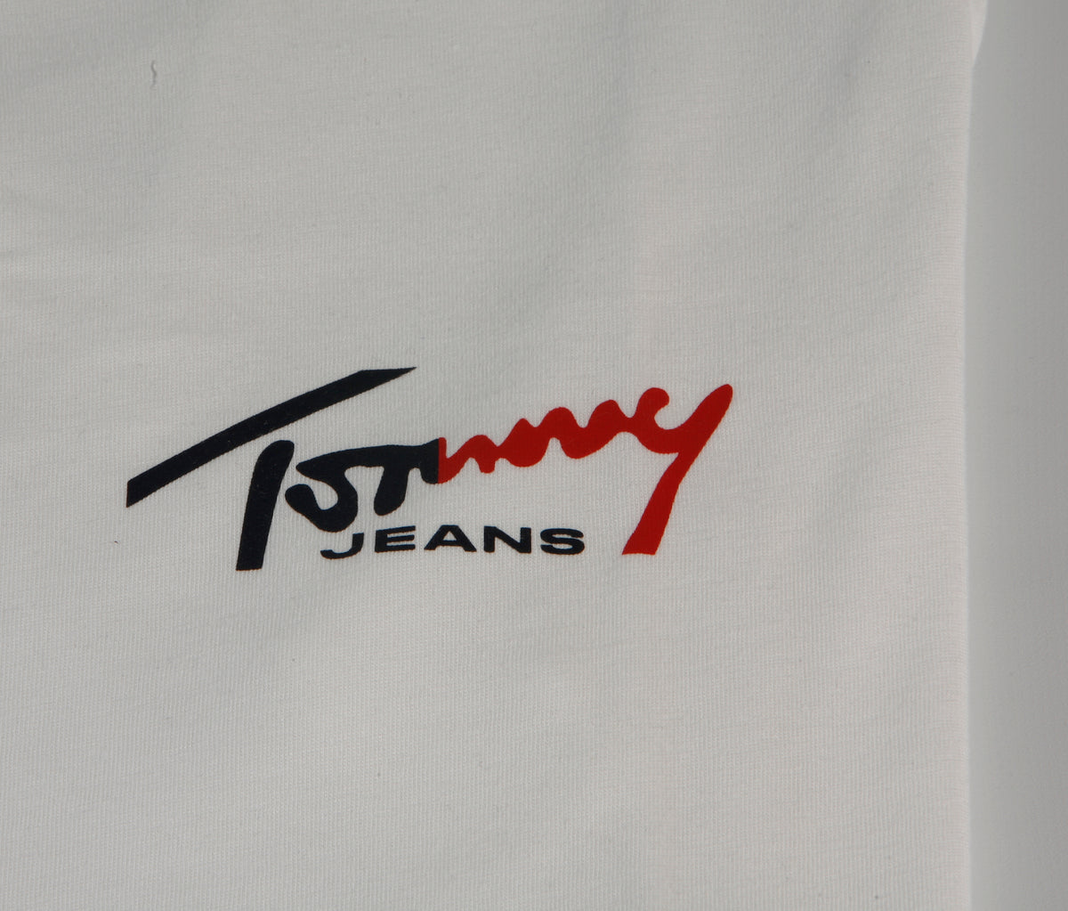 TOMMY HILFIGER T-Shirts Kurzarm Baumwolle TOMMY JEANS DM0DM22538 YBH Cremefarben