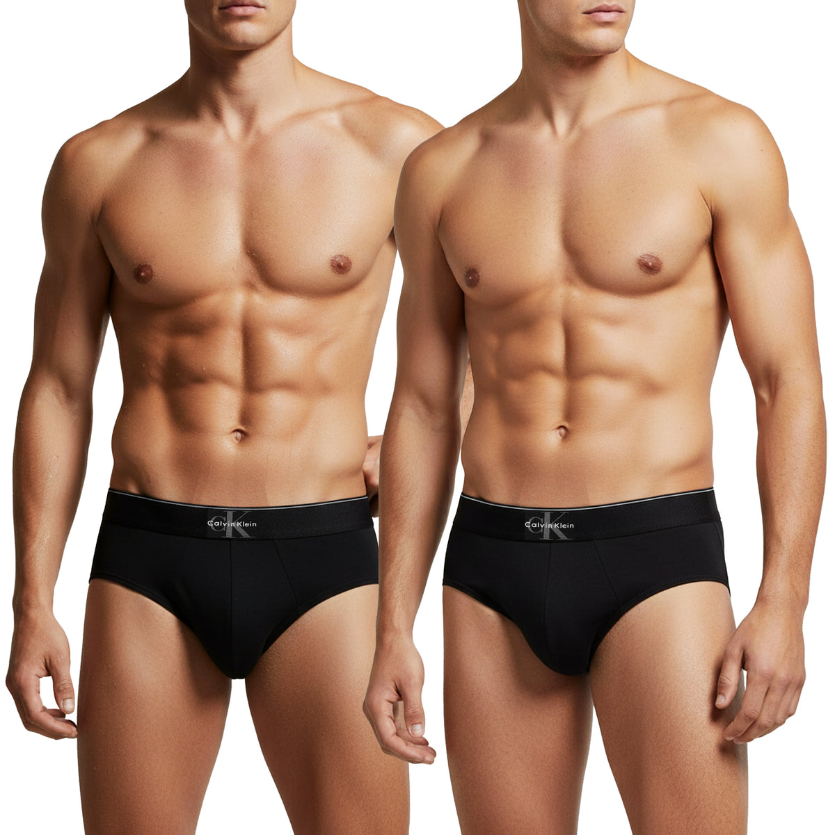 3 Pack CALVIN KLEIN Slips Cotton Stretch Briefs Baumwolle LV00NB4471 UB1 Schwarz