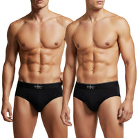 3 Pack CALVIN KLEIN Slips Cotton Stretch Briefs Baumwolle LV00NB4471 UB1 Schwarz