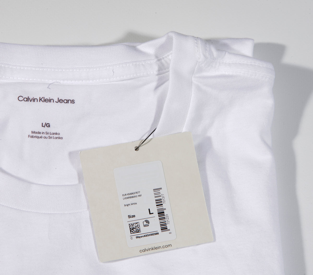 Calvin Klein T-Shirts Kurzarm Baumwolle CALVIN KLEIN JEANS LV04RB866G YAF Weiß
