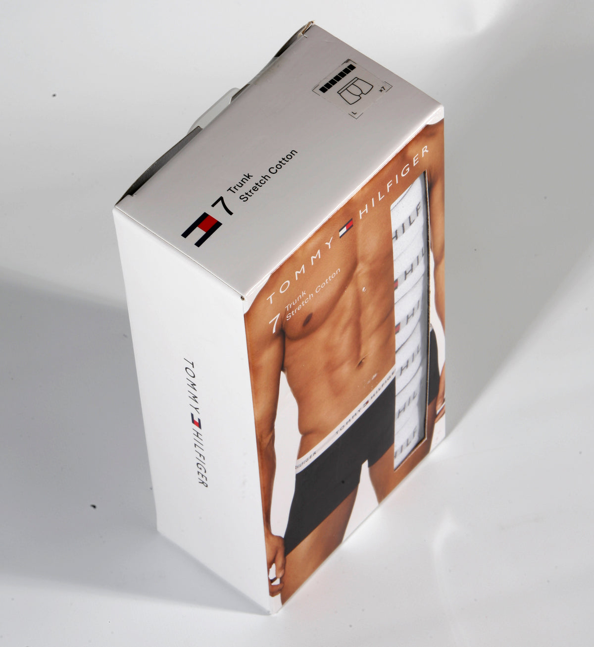7er Pack TOMMY HILFIGER Boxershorts Low Rise Trunk Baumwolle UM0UM03873 0S4