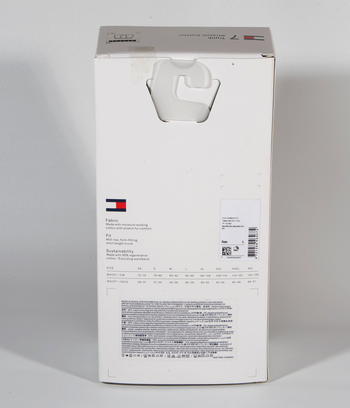 7er Pack TOMMY HILFIGER Boxershorts Low Rise Trunk Baumwolle UM0UM03873 0S4