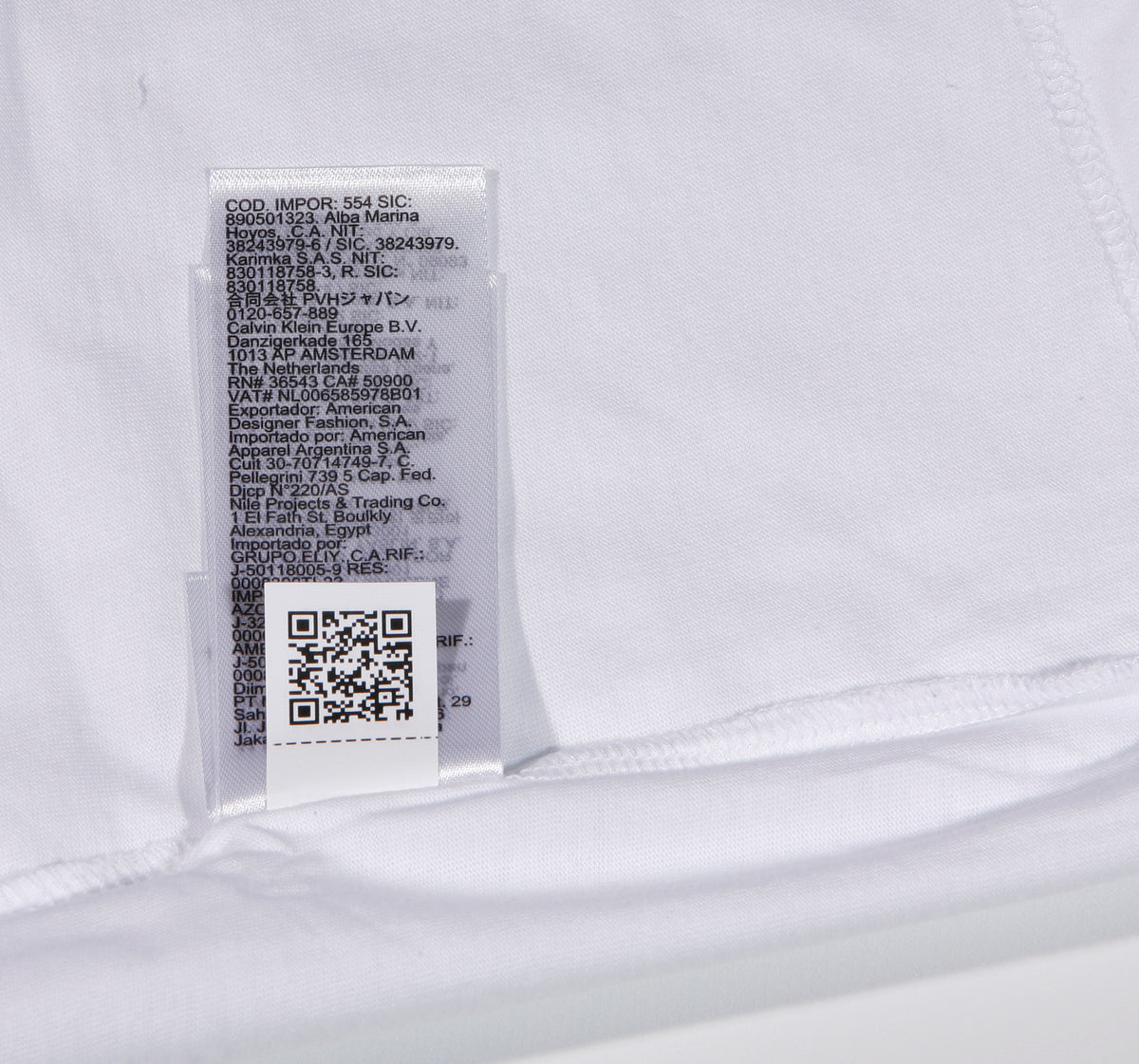 Calvin Klein T-Shirts Kurzarm Baumwolle CALVIN KLEIN JEANS LV04RB866G YAF Weiß