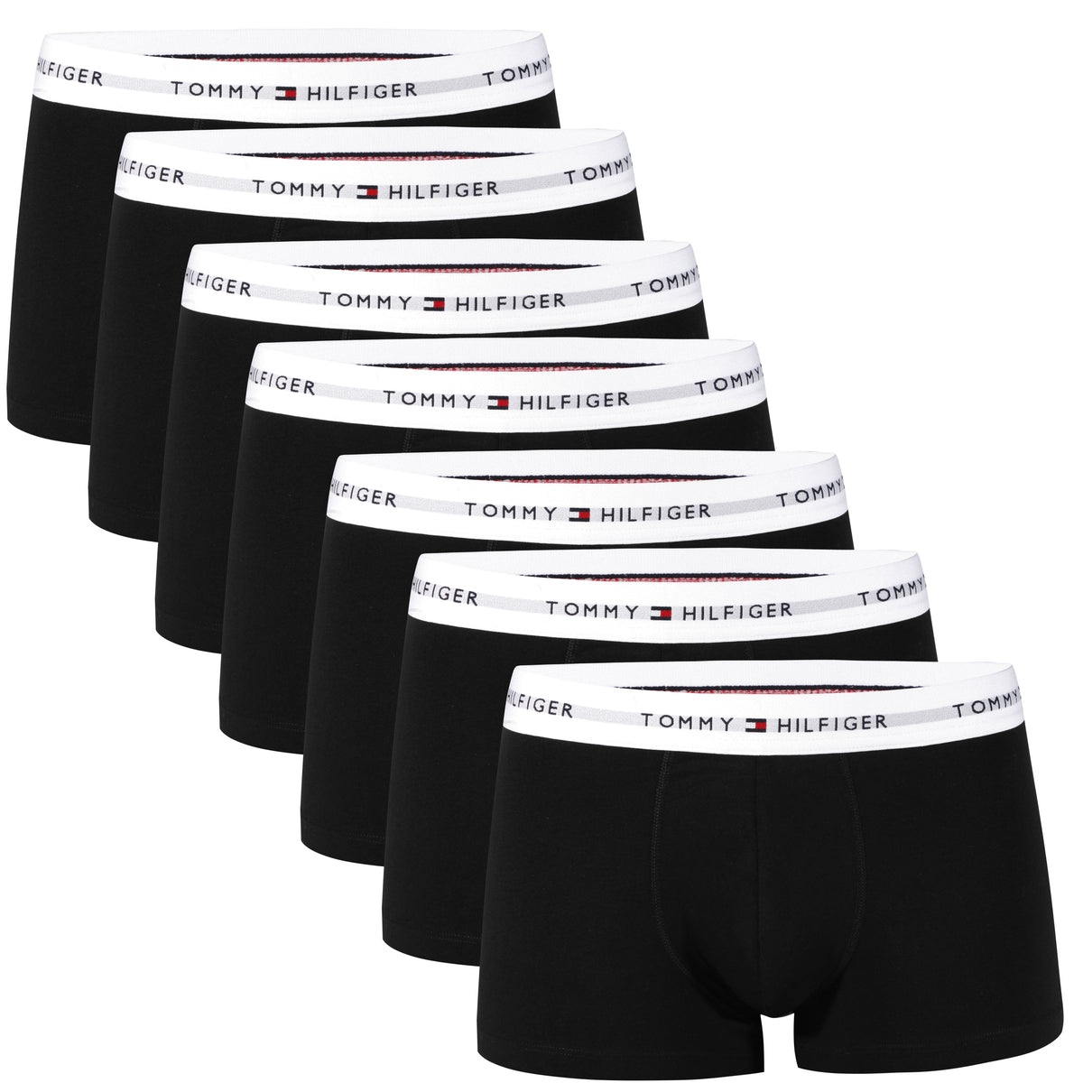 7er Pack TOMMY HILFIGER Boxershorts Low Rise Trunk Baumwolle UM0UM03873 0S4