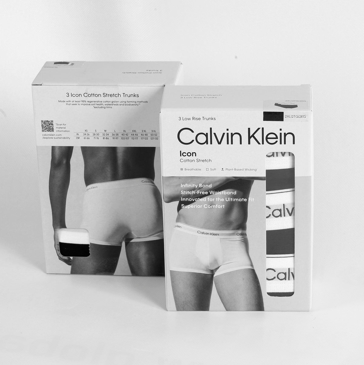 Calvin Klein 3er Pack Strecht Baumwolle Boxershorts LV-389-UB1