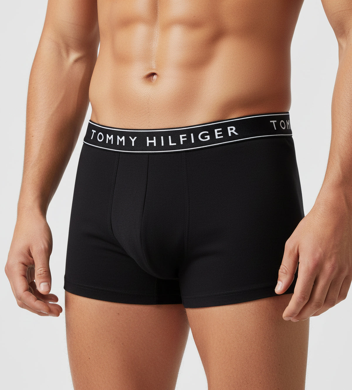 3er Pack TOMMY HILFIGER Boxershorts Cotton Stretch Baumwolle UM-3520-OWE Schwarz