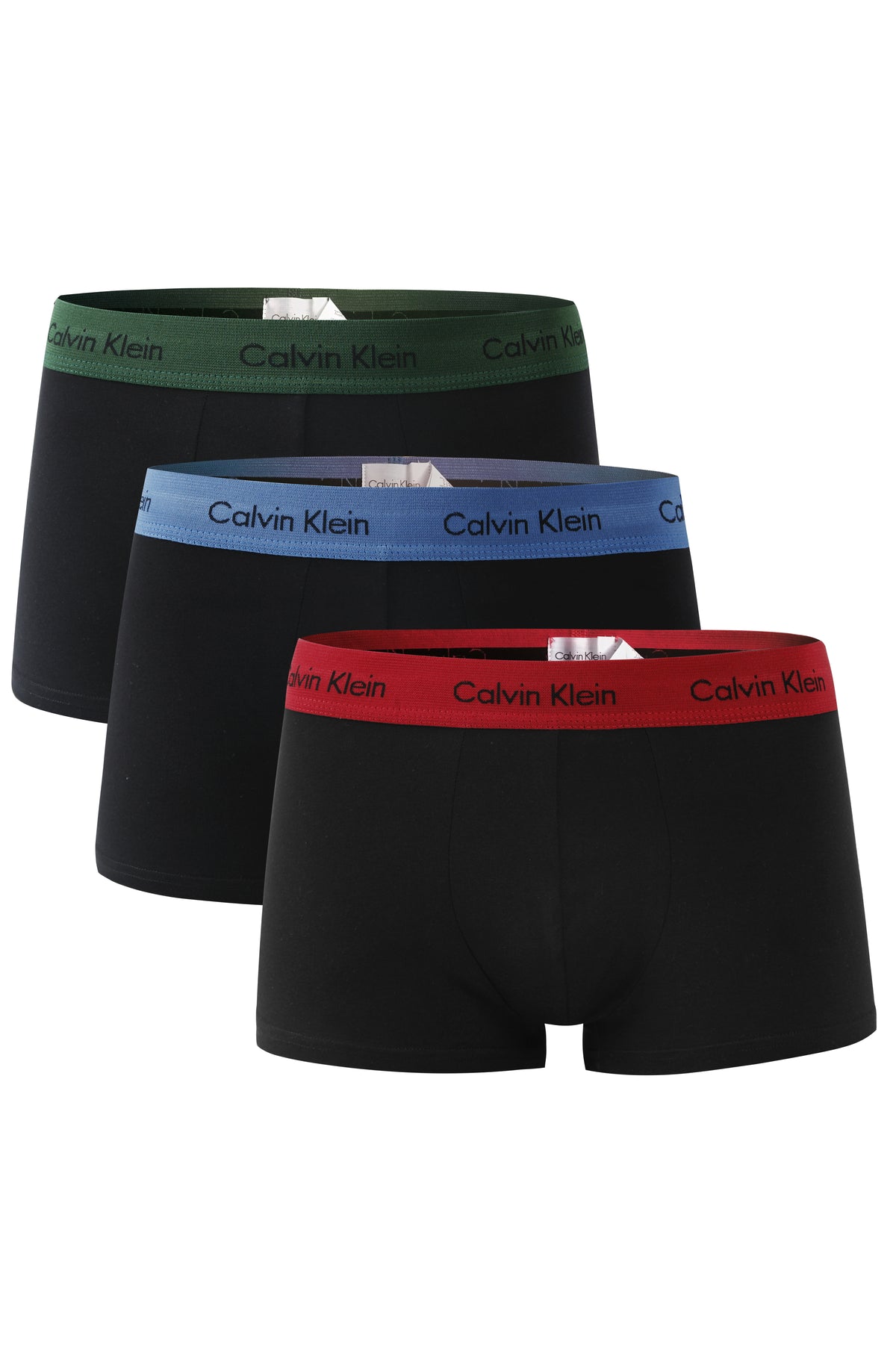 Calvin Klein 3er Pack Strecht Baumwolle Boxershorts Trunk U2664G BZP