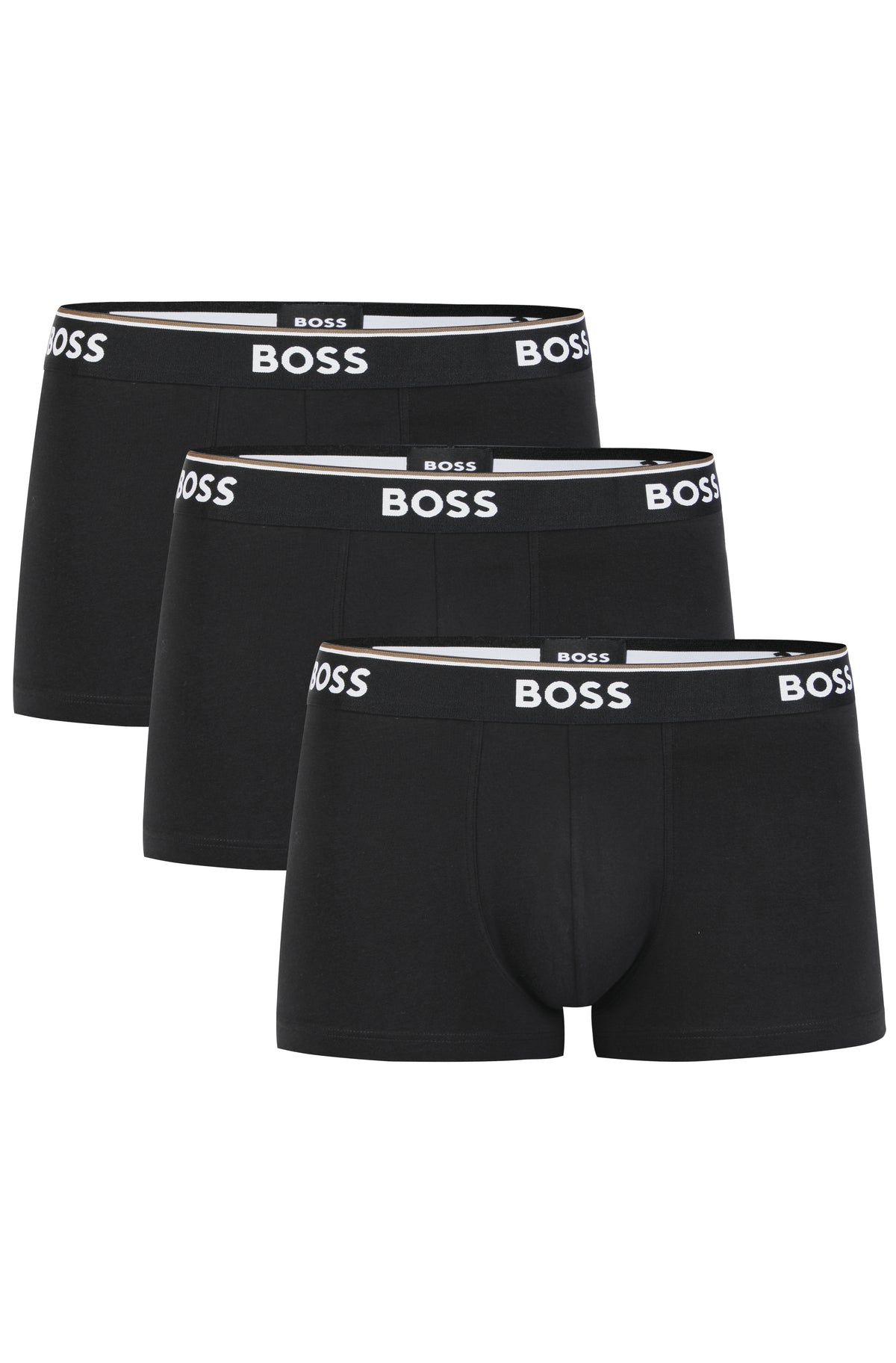 BOSS 3er Pack Boxershorts Cotton Stretch Baumwolle Elasthan 5274 Trunk 3P Power