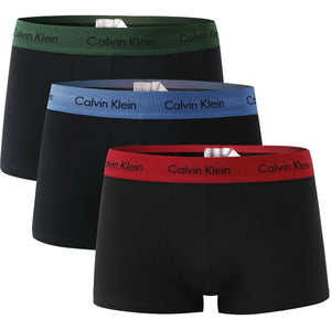Calvin Klein 3er Pack Strecht Baumwolle Boxershorts Trunk U2664G BZP