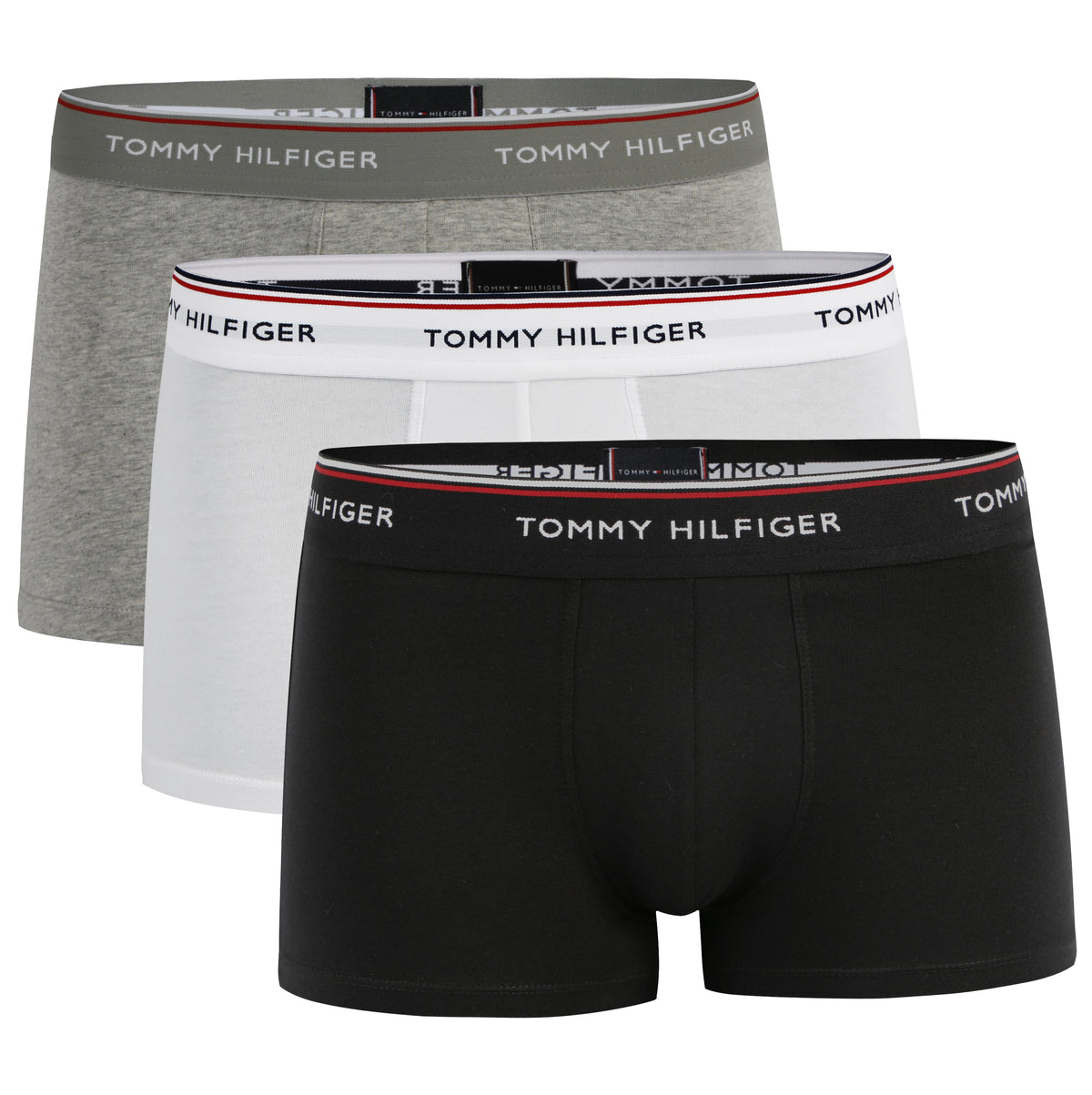 TOMMY HILFIGER 3er Pack Boxershorts Cotton Stretch Baumwolle Elasthan 1U-842-004