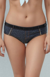 DIESEL Hipster Underpants Cotton Stretch Jeans Blau CPB6-00CADZ-86G