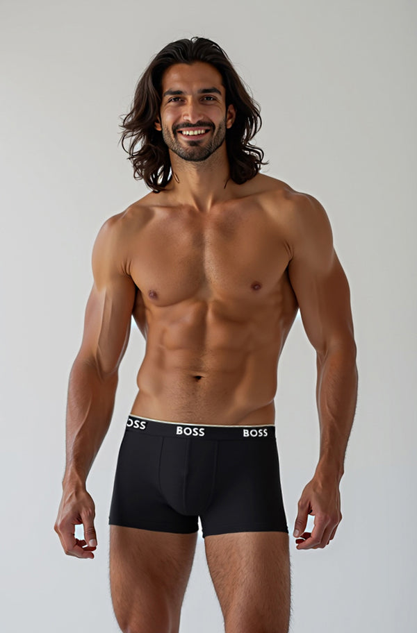 BOSS 3er Pack Boxershorts Cotton Stretch Baumwolle Elasthan 5274 Trunk 3P Power
