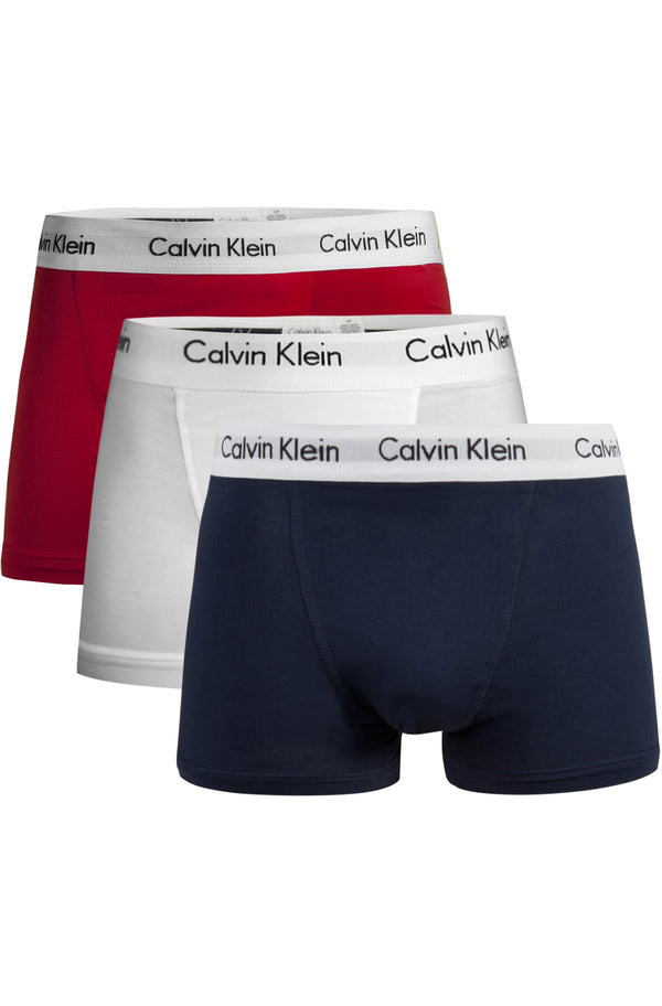 Calvin Klein 3er Pack Strecht Baumwolle Boxershorts Trunk U2662 I03