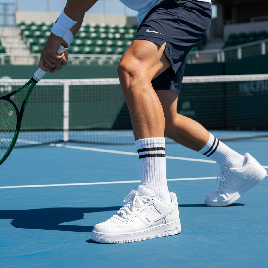 5 bis 50 Paar TENNISSOCKEN Sportsocken Herren Damen Socken Baumwolle Weiß